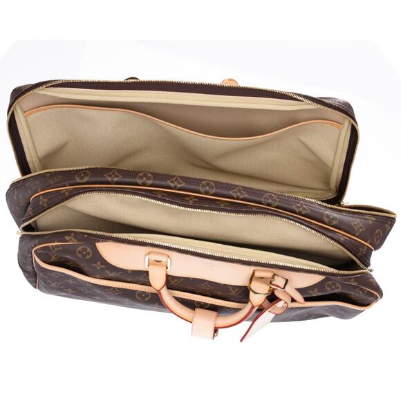 Louis Vuitton Alize 24 Heures 2 Compartment Monogram Boston Bag M41399 - Picture 5 of 7